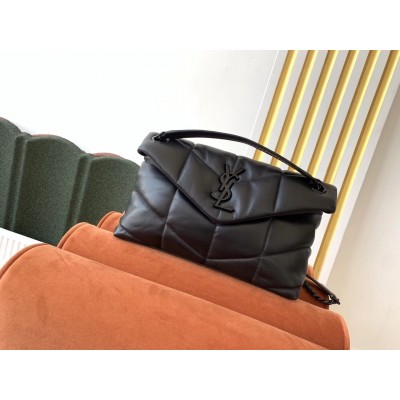 Saint Laurent So Black Loulou Puffer Small Bag