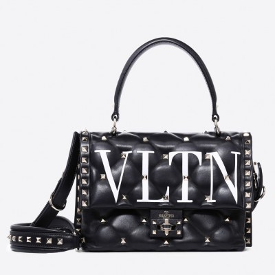 Valentino Garavani Black VLTN Quilted Candystud Bag LDBS245517