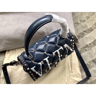 Valentino Garavani Blue VLTN Quilted Candystud Bag LDBS245518