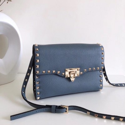 Valentino Rockstud Small Crossbody Bag In Amadeus Grained Leather LDBS245617