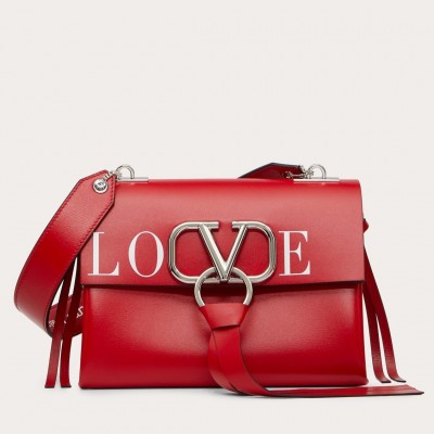 Valentino Small Love Vring Shoulder Red Bag LDBS245679