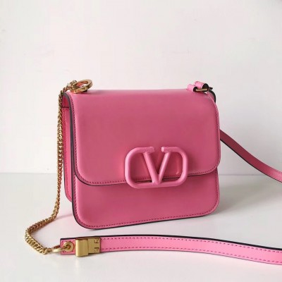 Valentino Small Vsling Shoulder Bag In Macaron Calfskin LDBS245712