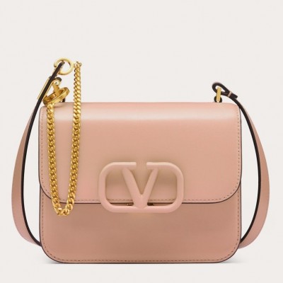 Valentino Small Vsling Shoulder Bag In Nude Calfskin LDBS245713