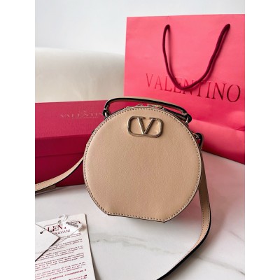 Valentino VLogo Signature Mini Bag in Beige Calfskin LDBS245748