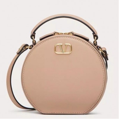 Valentino VLogo Signature Mini Bag in Beige Calfskin LDBS245748