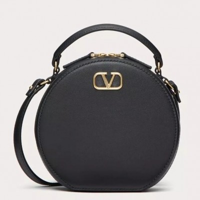 Valentino VLogo Signature Mini Bag in Black Calfskin LDBS245749