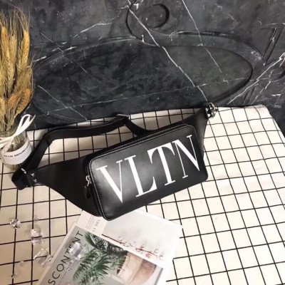 Valentino Garavani Black VLTN Belt Bag