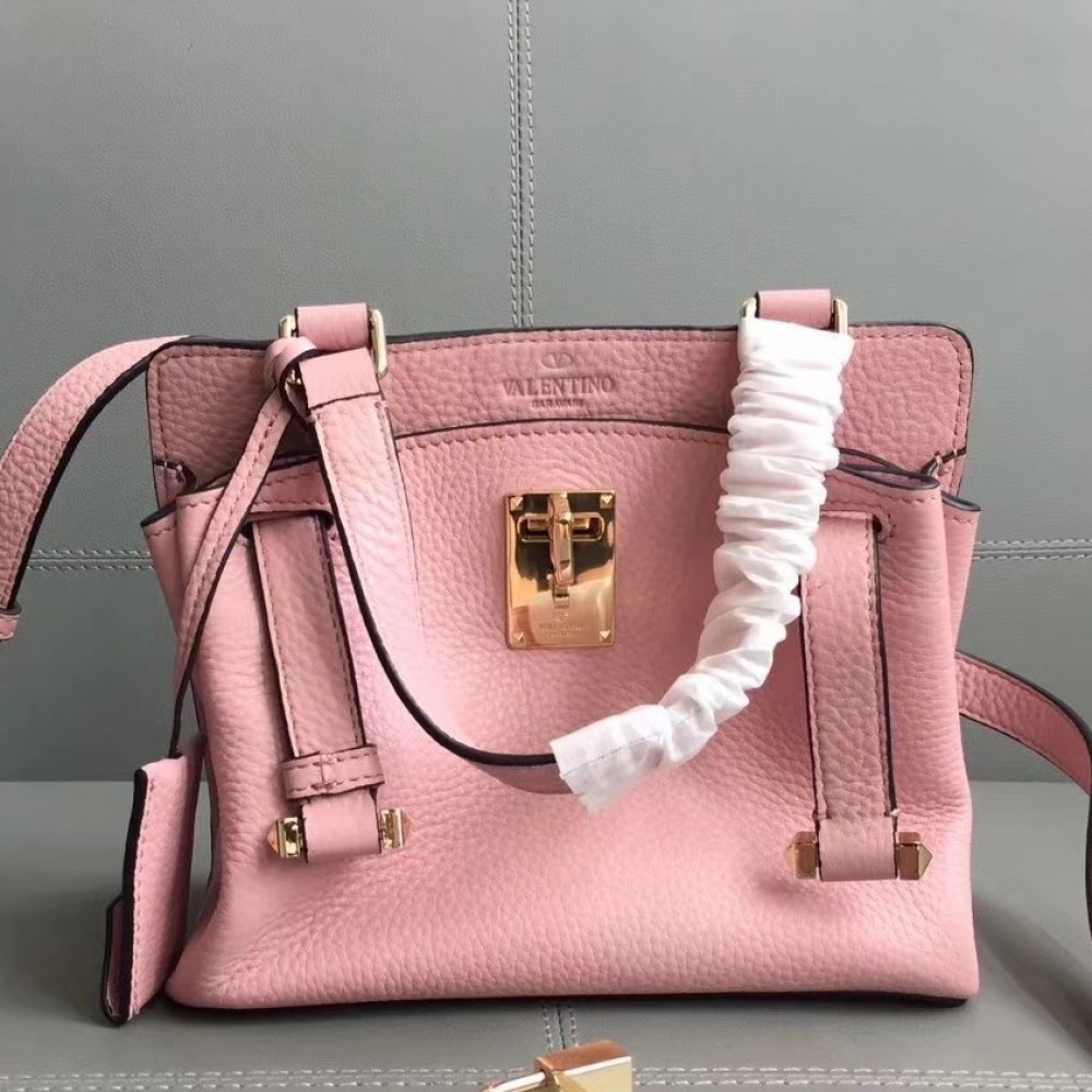 Valentino Garavani Pink Joylock Small Handbag